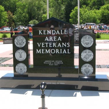 Veterans Memorial Sign Kendall WI