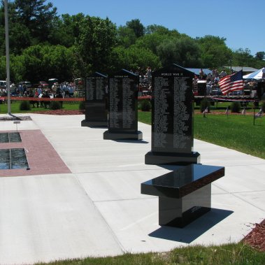 Veterans Memorial Name Walls Kendall WI