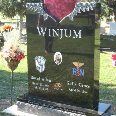 Winjum Front Custom Glass Heart