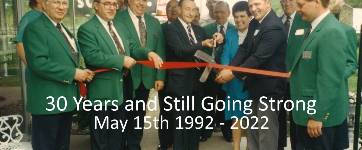 Ribbon cutting at the Grand Opening May 15, 1992